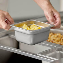 Contenedor Gastronómico Acero Inoxidable GN 1/6 x 6.5 Cm Linea Premium