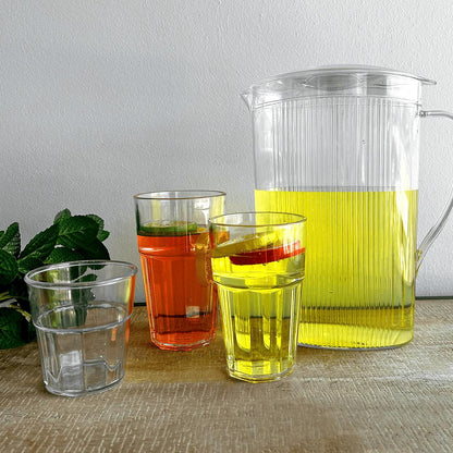 Set de 4 Vaso Policarbonato Transparente 250 Ml