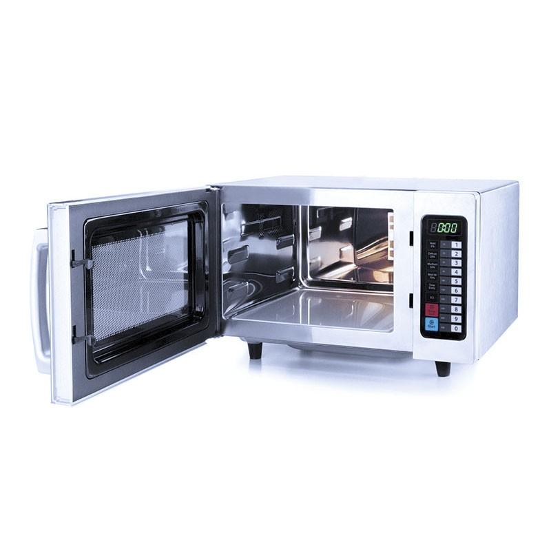 Horno Microondas Comercial 1000 Watts + Cubreplato Policarbonato 27 cm