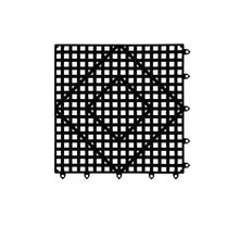 Rejilla Negra 30.5 x30.5Cm