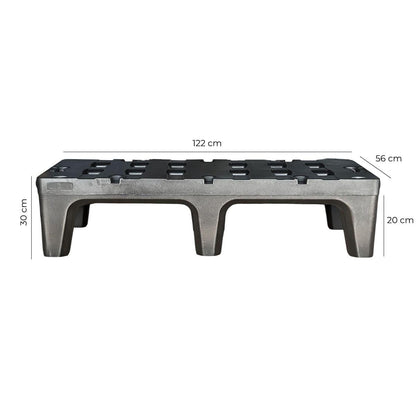 Banquillo de Almacenaje 30x56x122Cm Capacidad 1200Kg DRS48