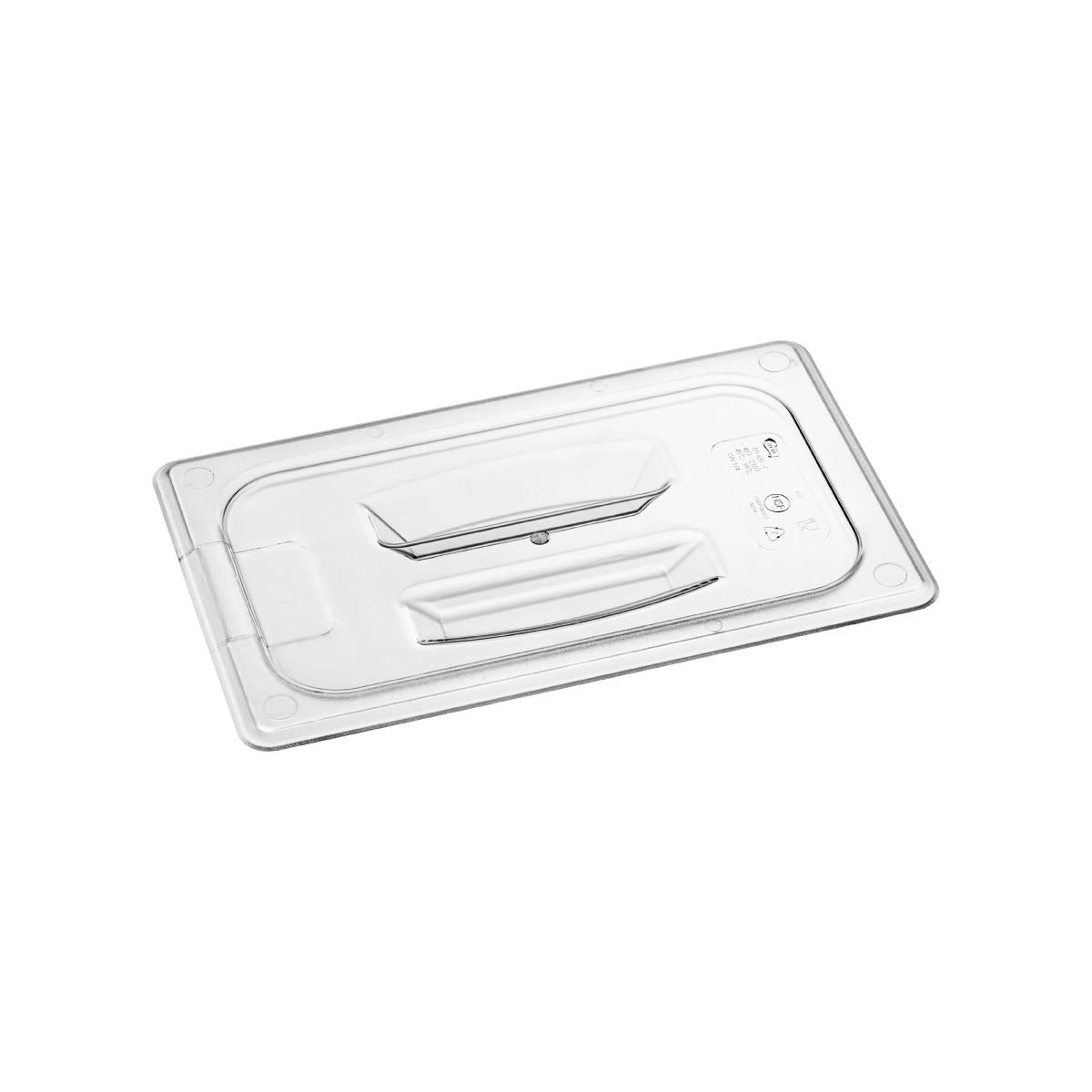 Tapa Con Aza Policarbonato Transparente Gn 1/4