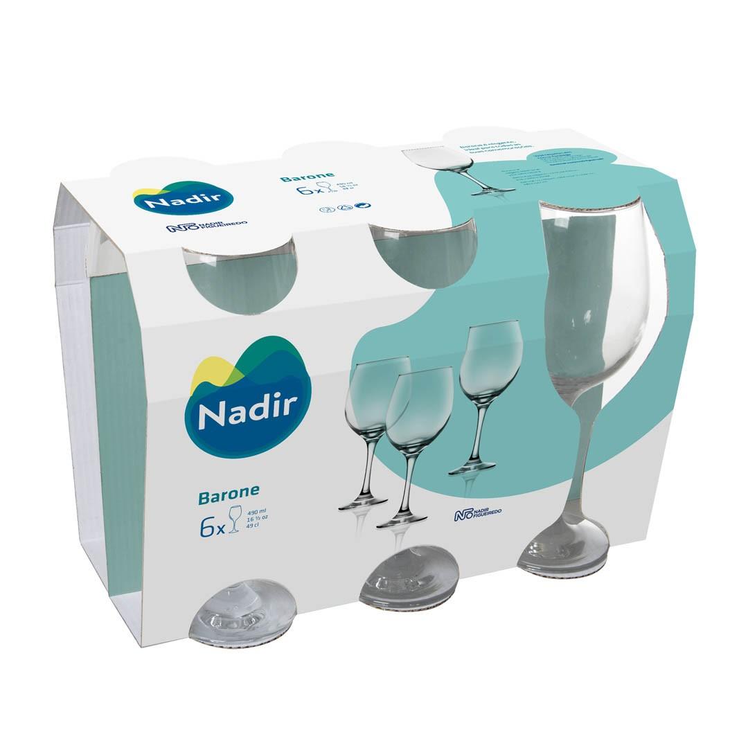 Set 6 Copa Degustacion 490 Ml Barone