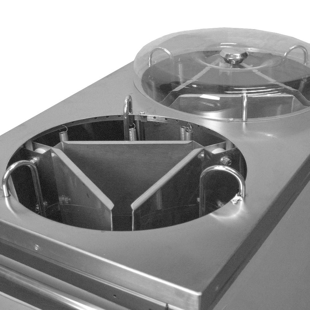 Carro Dispensador De Platos Doble Neutro Otdn 4478