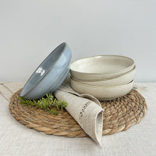 Set De 6 Bowl Redondo Cerámica Beige 17.5X5 Cm