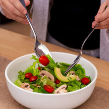Set De Cubiertos Ensalada 2 Piezas Acero Inoxidable