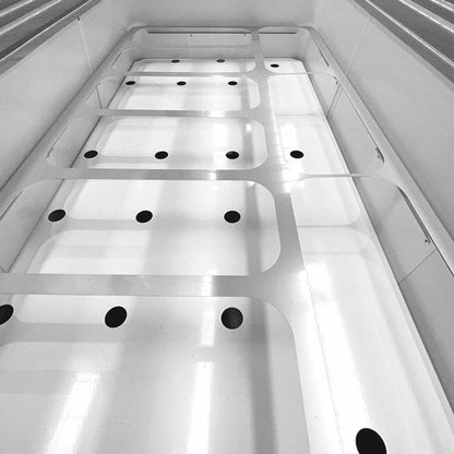 Vitrina De Helados 9 Cubetas Modelo Elegante 36 Crystal