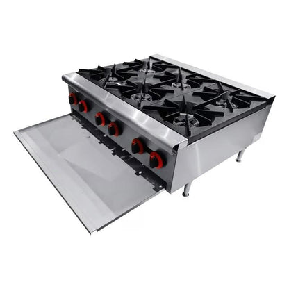 Anafe Industrial a Gas 6 Quemadores GH-6S Volter