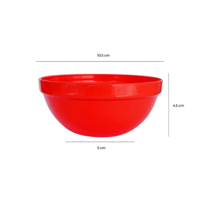 Pocillo Compotera Roja 10 Cms Policarbonato