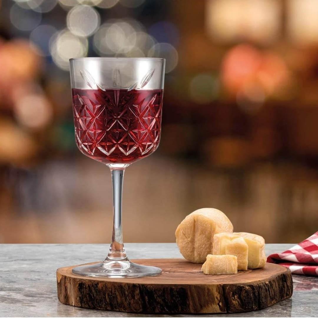 Set De 4 Copas De Vino Tinto 330 Ml Linea Timeless