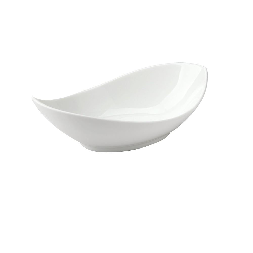 Bowl Oval Twist Porcelana 23 Cm