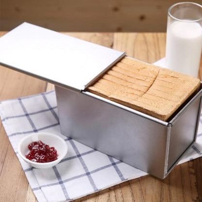 Molde De Pan Aluminio Con Tapa 33x12x12 Cm