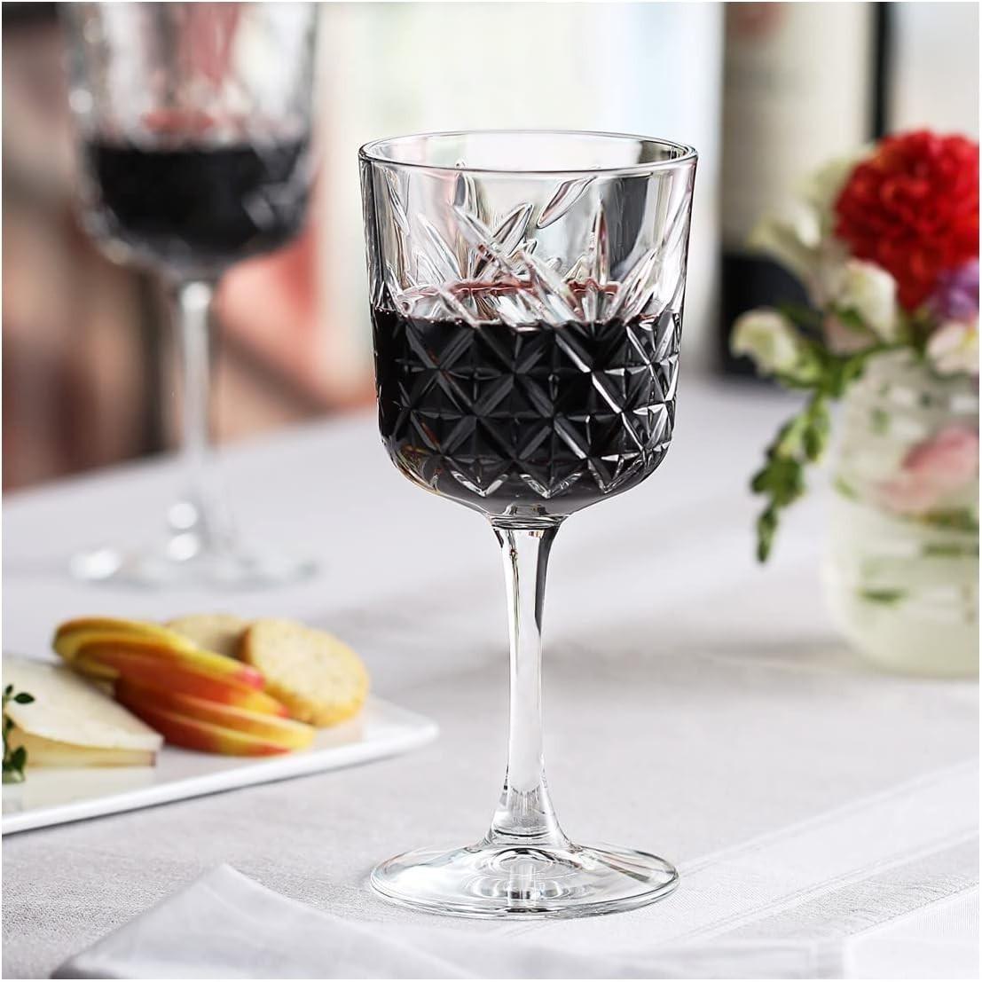 Set De 4 Copas De Vino Tinto 330 Ml Linea Timeless