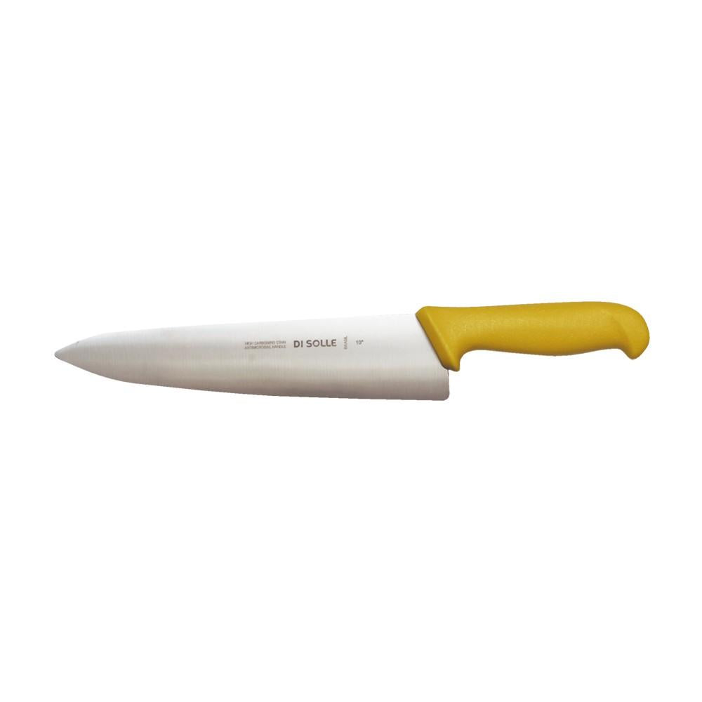 Cuchillo Medio Golpe 25 Cm Mango Amarillo Línea Durafio