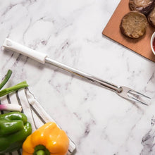 Trincho De Carne 23 Cm Mango Blanco Línea Durafio
