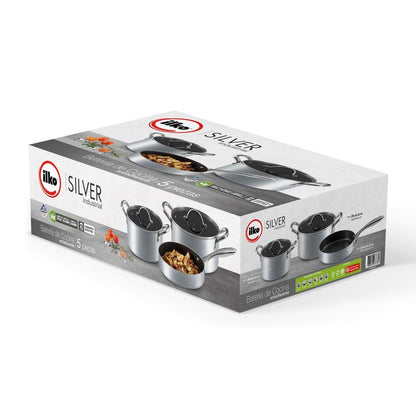 Batería De Cocina Antiadherente 5 Piezas