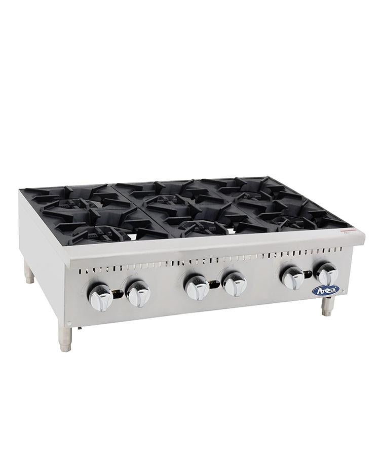 Anafe A Gas 6 Platos Modelo ATHP-36-6