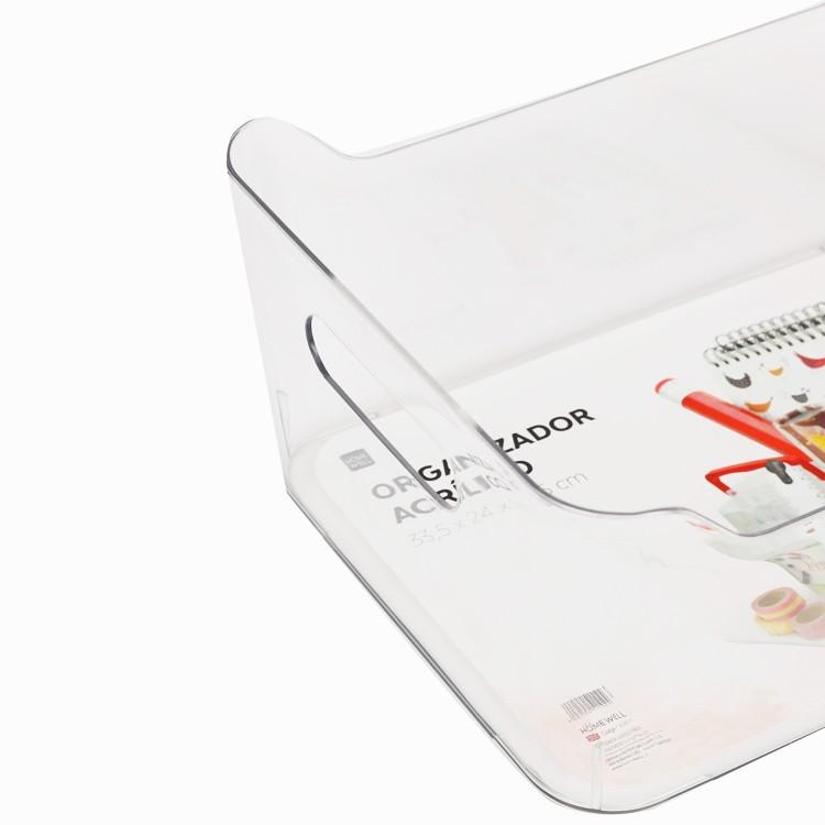 Organizador Acrílico Para Refrigerador 33.5 x24 x14.5 Cm