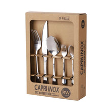 Set De Cubietos 30 Piezas Capri Acero Inoxidable