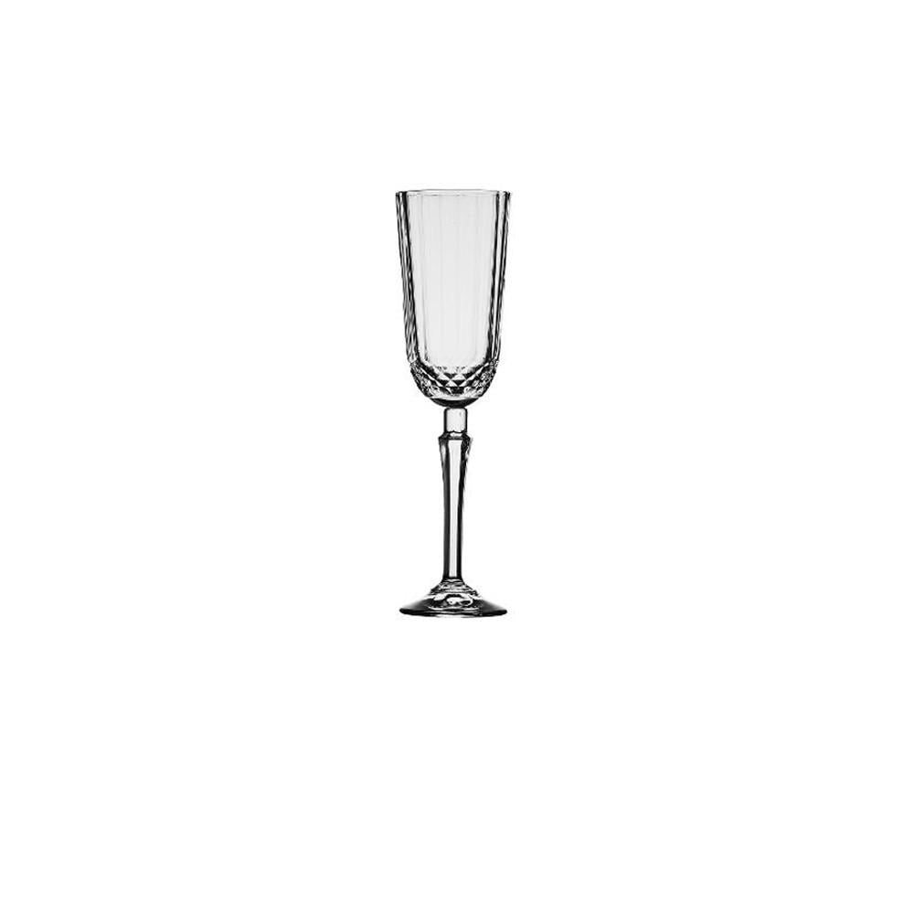 Set De 6 Copa Vidrio Champagne 125 Cc. Línea Diony