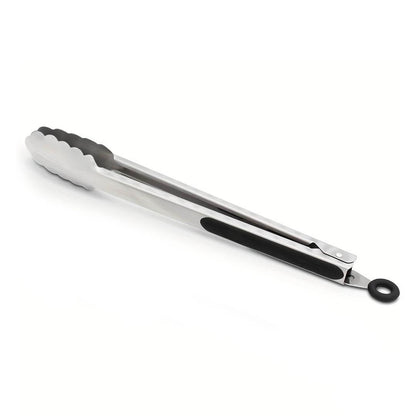 Pinza De Acero Inoxidable 30 Cm Mango Silicona