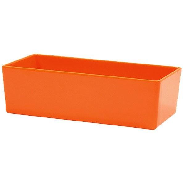 Recipiente Naranjo 25x12x7.6Cm