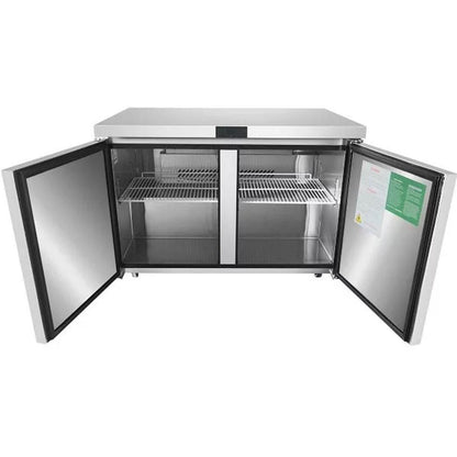 Mesón Refrigerado 2 Puertas LUC-350R 125 Cm Norkalt