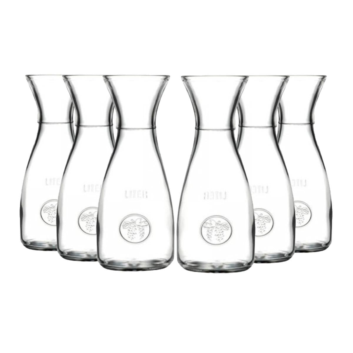 Set De 6 Botellas De Vidrio 250 Cc Línea Bacchus