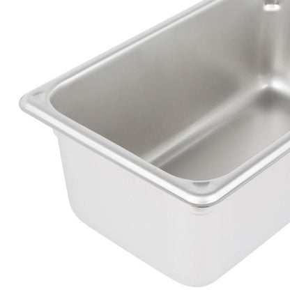 Contenedor Gastronómico Acero Inoxidable GN 1/4 x 10 Cm Linea Premium