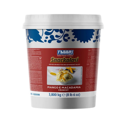 Balde Snackolosi Mango Y Macadamia Crunchy 3.8 Kg
