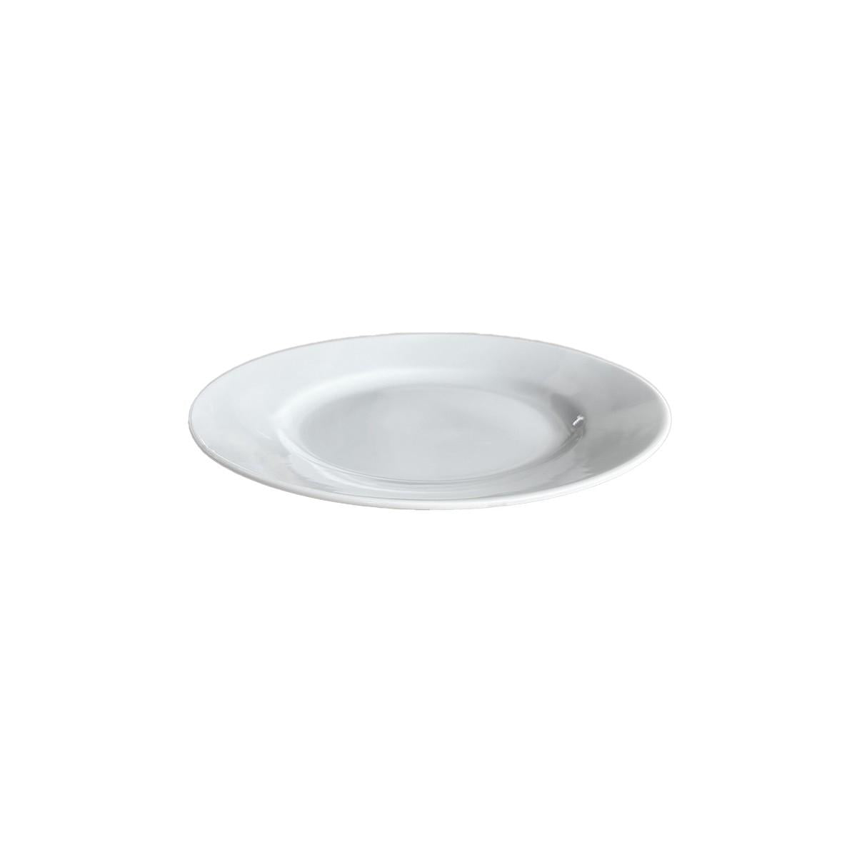 Set 6 Platos Porcelana Borde Ancho 15 Cms Línea Padua