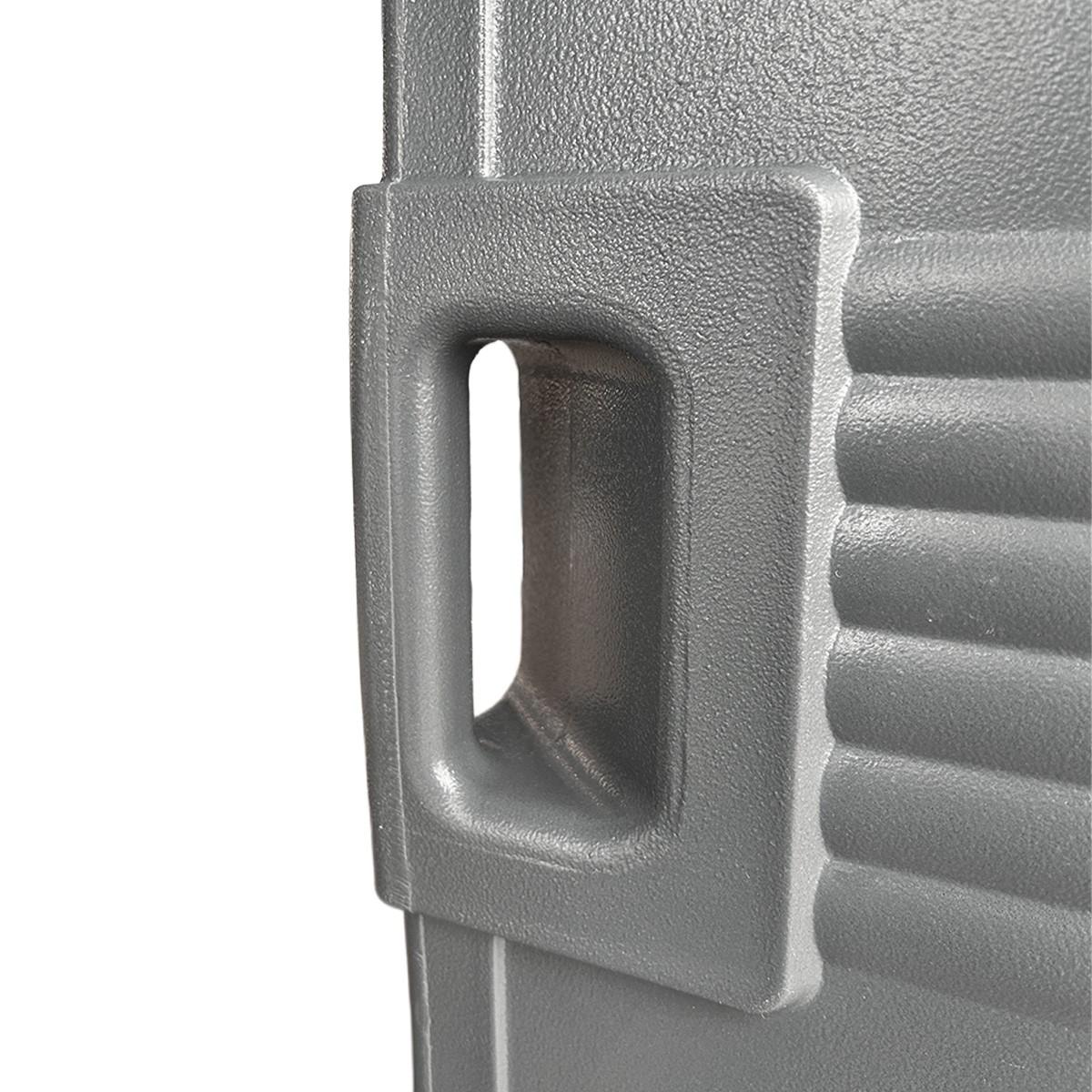 Contenedor Isotérmico Doble Gris Con Ruedas UPC800 JDP