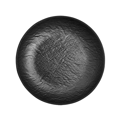 Plato Melamina Negra 26 Cm Línea Tilda