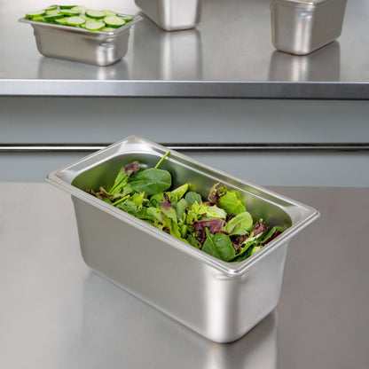 Contenedor Gastronómico Acero Inoxidable GN 1/4x15 Cm Linea Premium