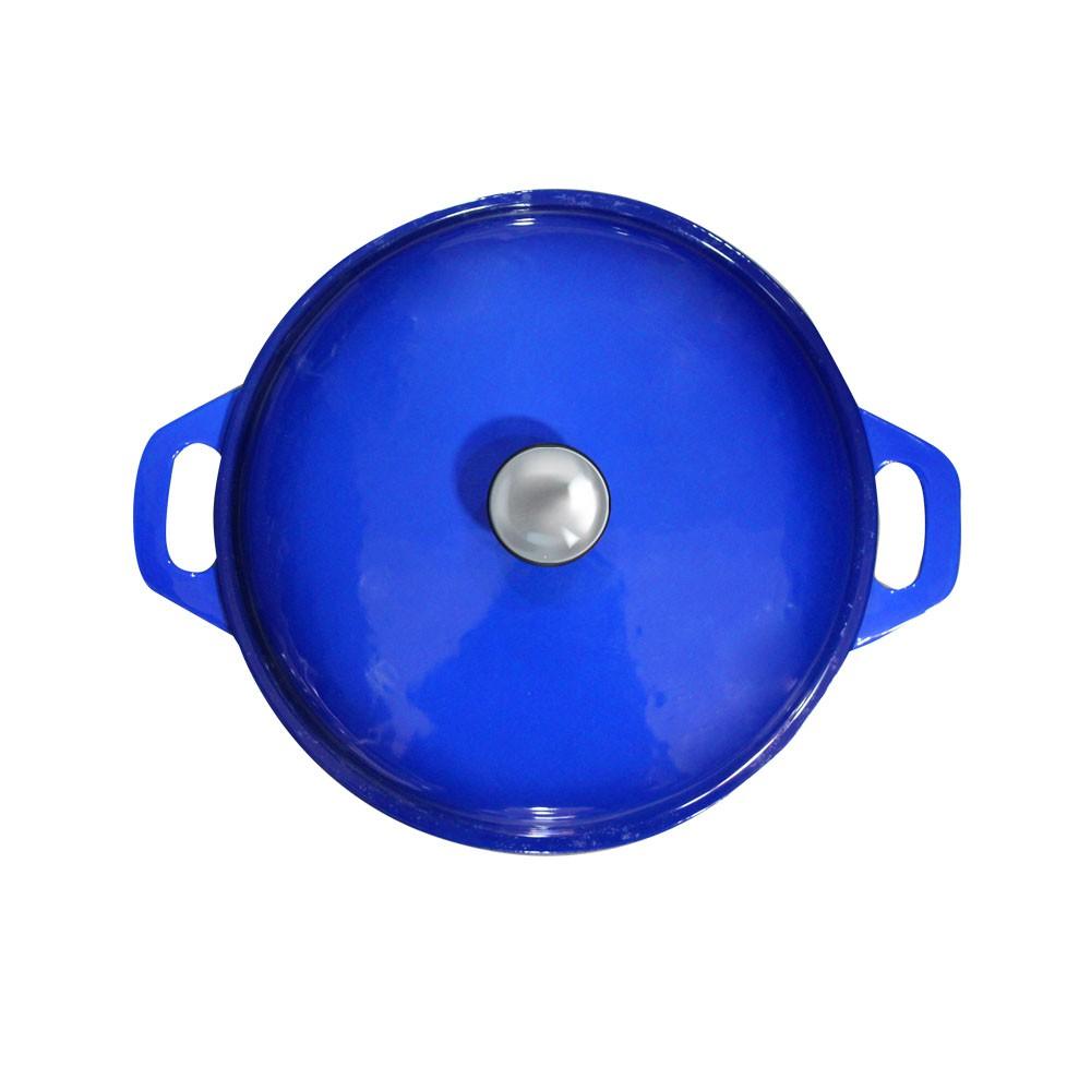 Olla Hierro Fundido Azul 30x9 Cm