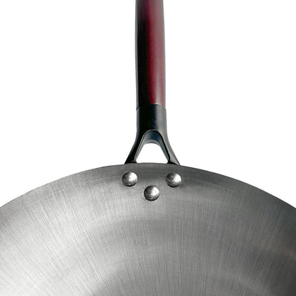 Wok De Hierro Cóncavo Con Mango 34 Cm
