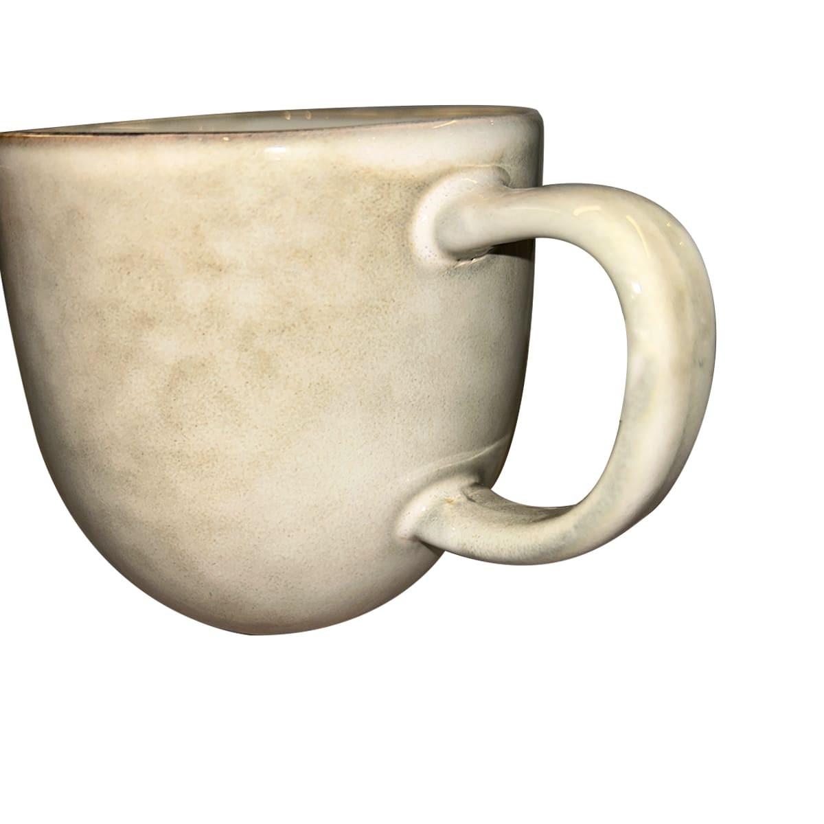 Set De 6 Mug 330 Ml Ceramica Arena Línea Rustica