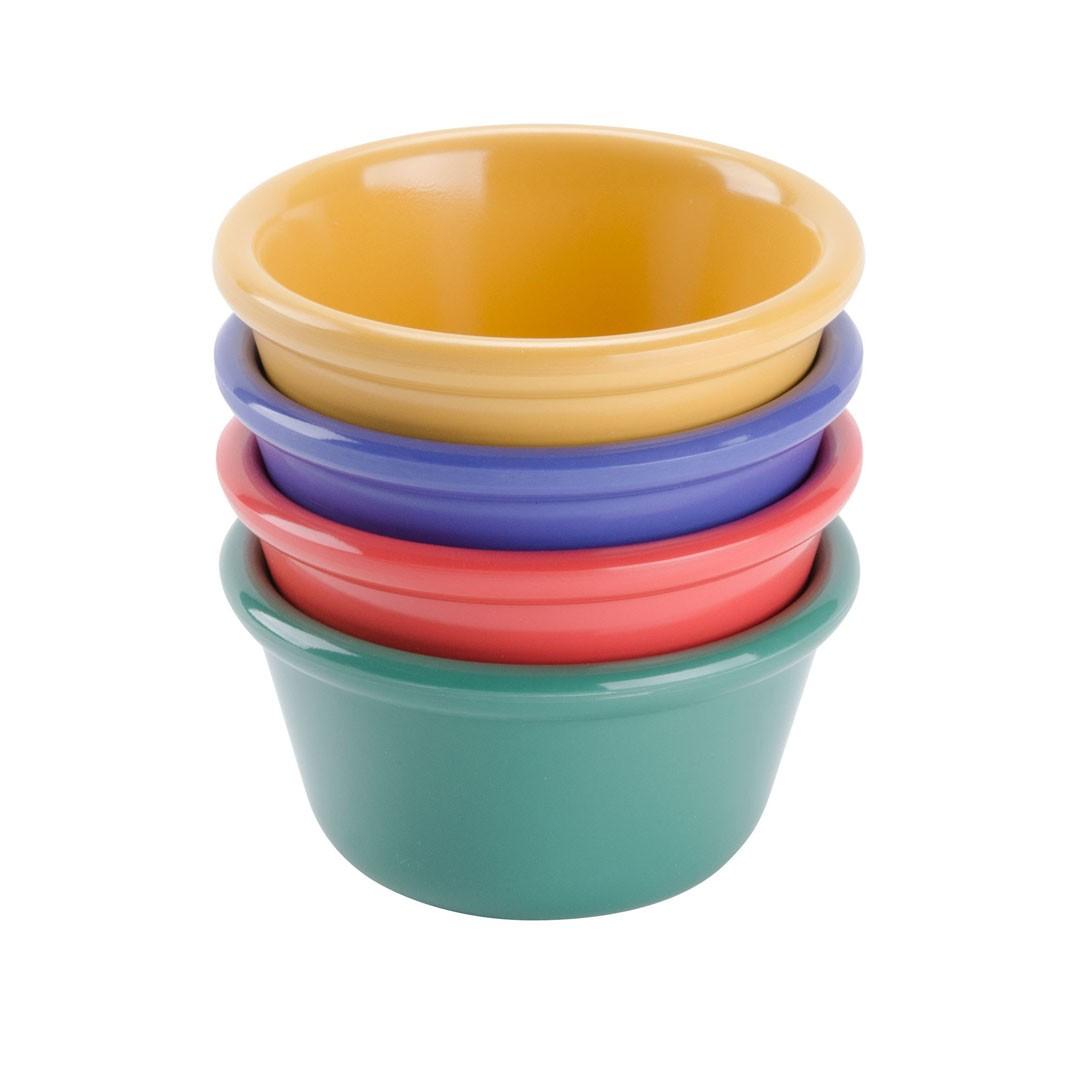 Set De 6 RAMEKIN MELAMINA AZUL 120 ml