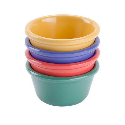Set De 6 RAMEKIN MELAMINA AZUL 120 ml