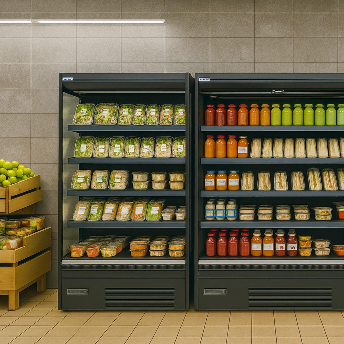 Vitrina Mural Refrigerada Abierta 1.3 Mt Norkalt