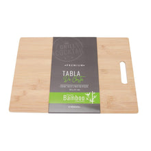 Tabla Para Cortar De Bambú 38 x28 x0.8 Cm