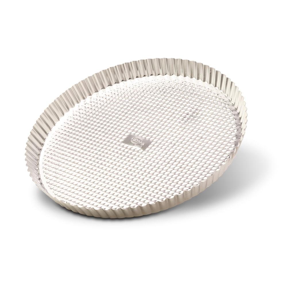 Molde Acero Estañado Kuchen Y Pizza 28 Cm