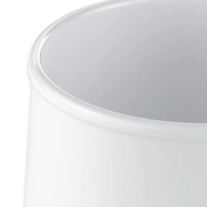 Tazón C/Asa Para Sopa Melamina Blanca 325 Ml