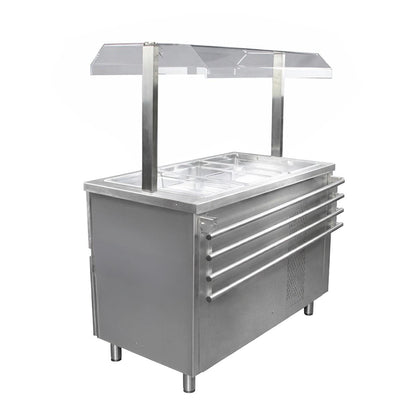 Modulo Salad Bar Refrigerado 3 Deposito