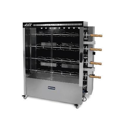 Asador De Pollo Rotativo 40 Kg-4 Espetos