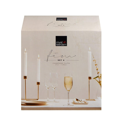 SET 6 COPAS ESPUMANTE 210 ML LINEA FIM