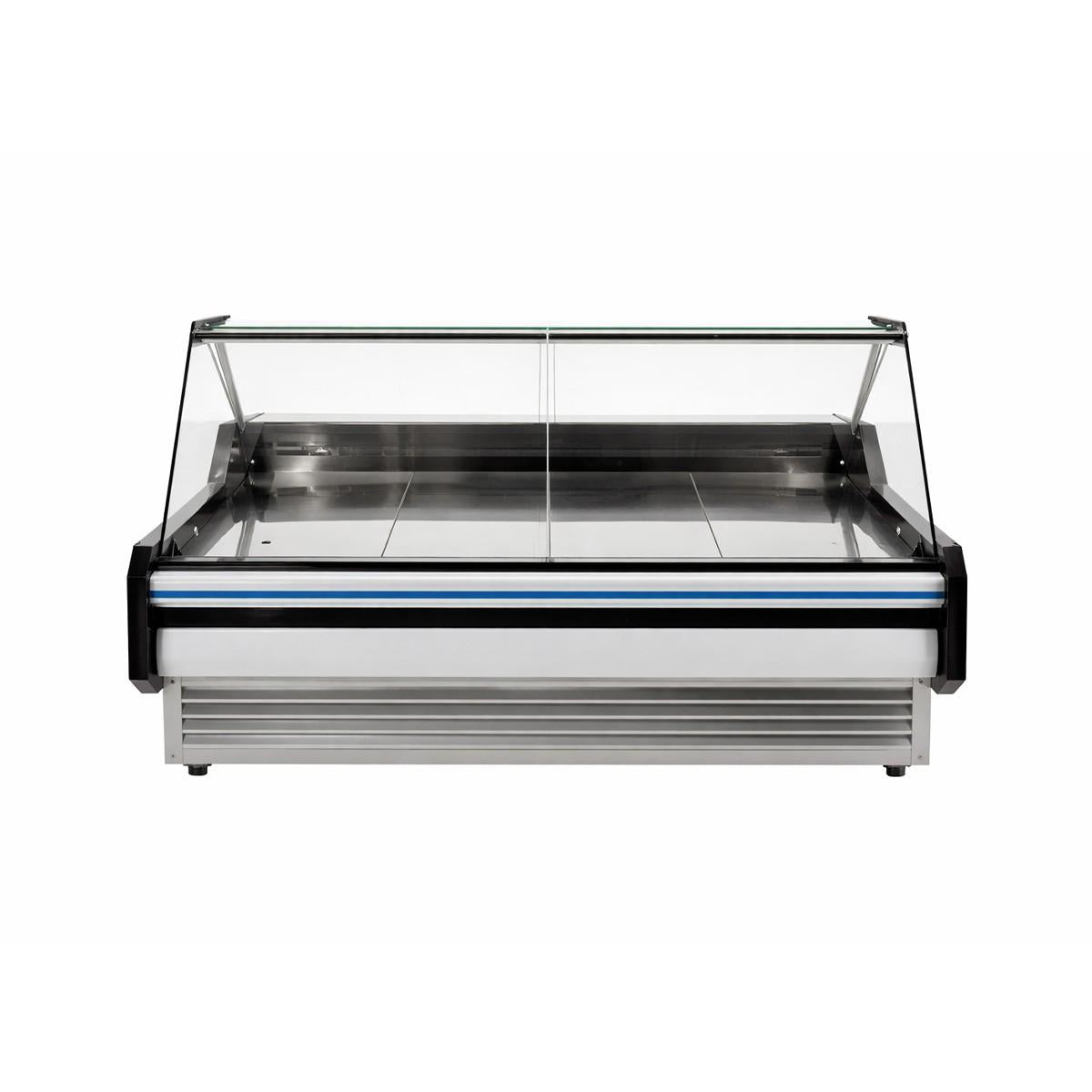 Vitrina Roticera Carnicera Con Apertura Frontal 1.5 Mts Modelo Deli Norkalt