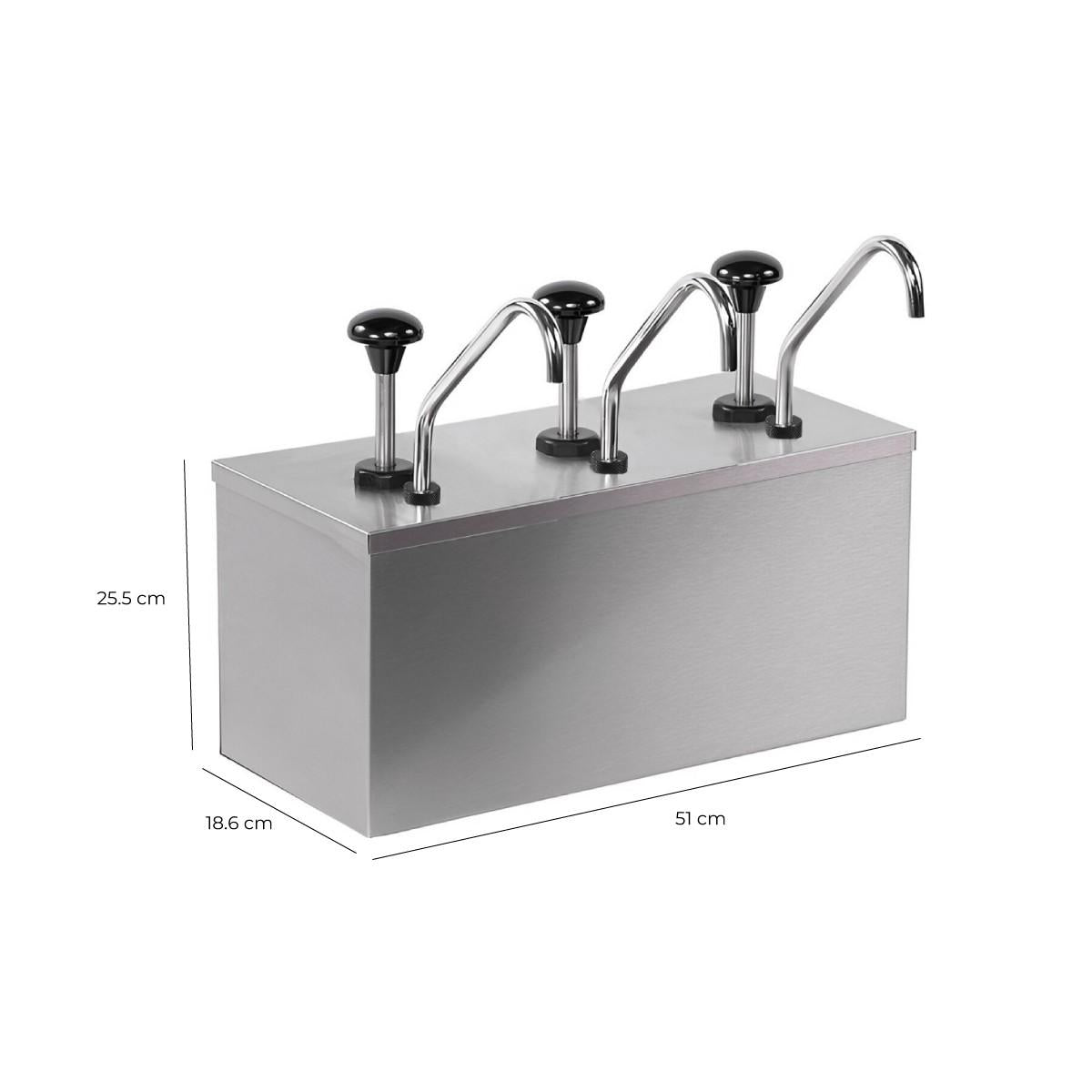 Dispensador De Salsas 3 Bombas Modelo SD-3P Volter