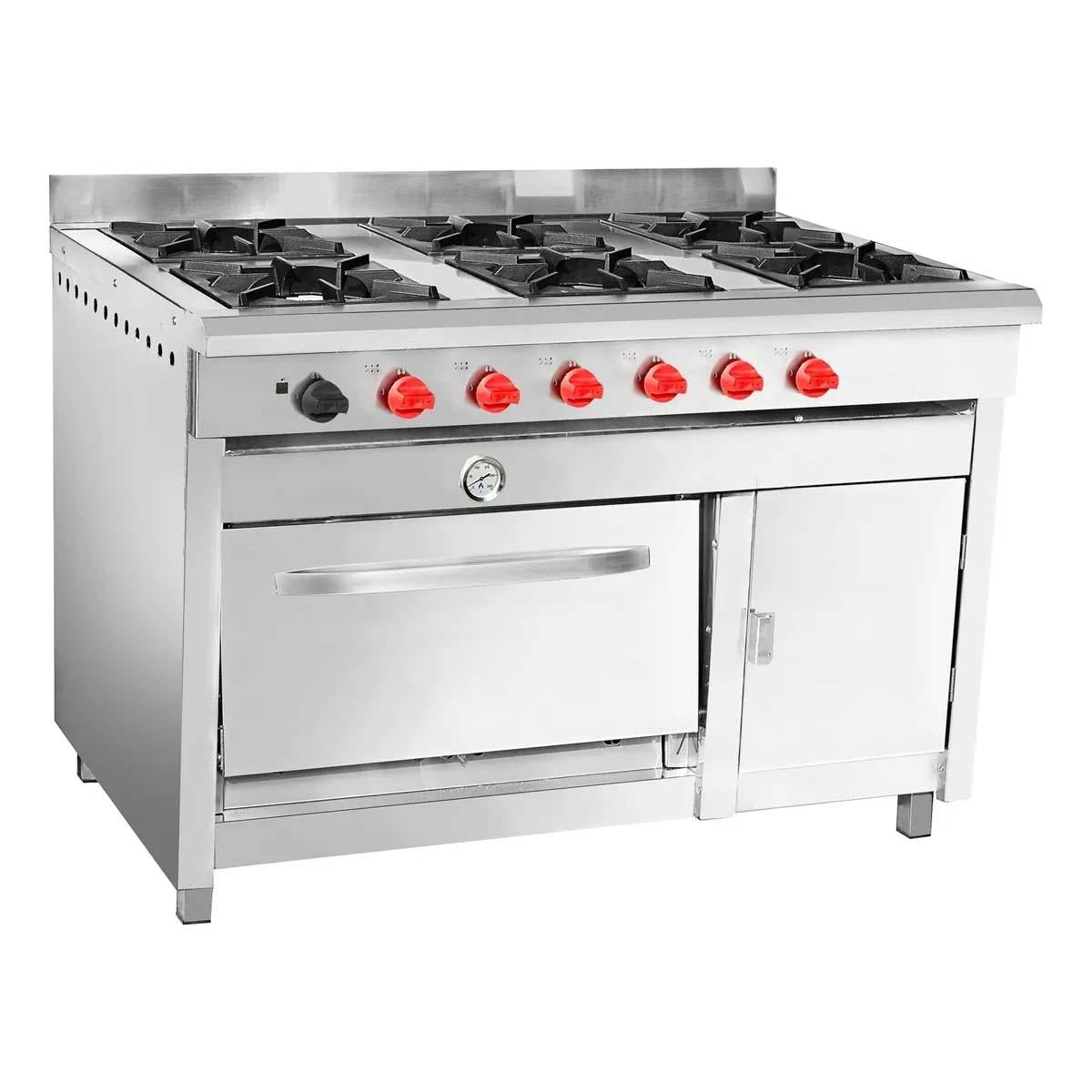Cocina 6 Platos Con Horno y Calienta Platos Ticgas