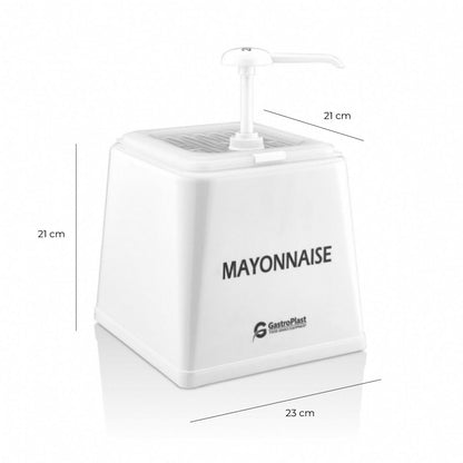 Dispensador De Mayonesa Blanco